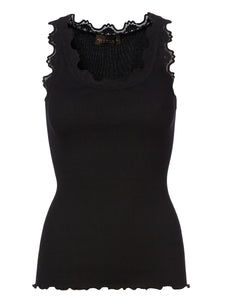 Rosemunde Top with Lace Trim