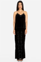 Load image into Gallery viewer, JOHNNY WAS RENEE VELVET SIDE SLIT PALAZZO PANT
