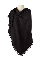 Load image into Gallery viewer, CAPTIVA CASHMERE POM POM WRAP
