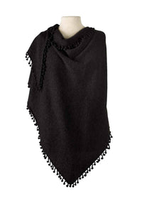 CAPTIVA CASHMERE POM POM WRAP
