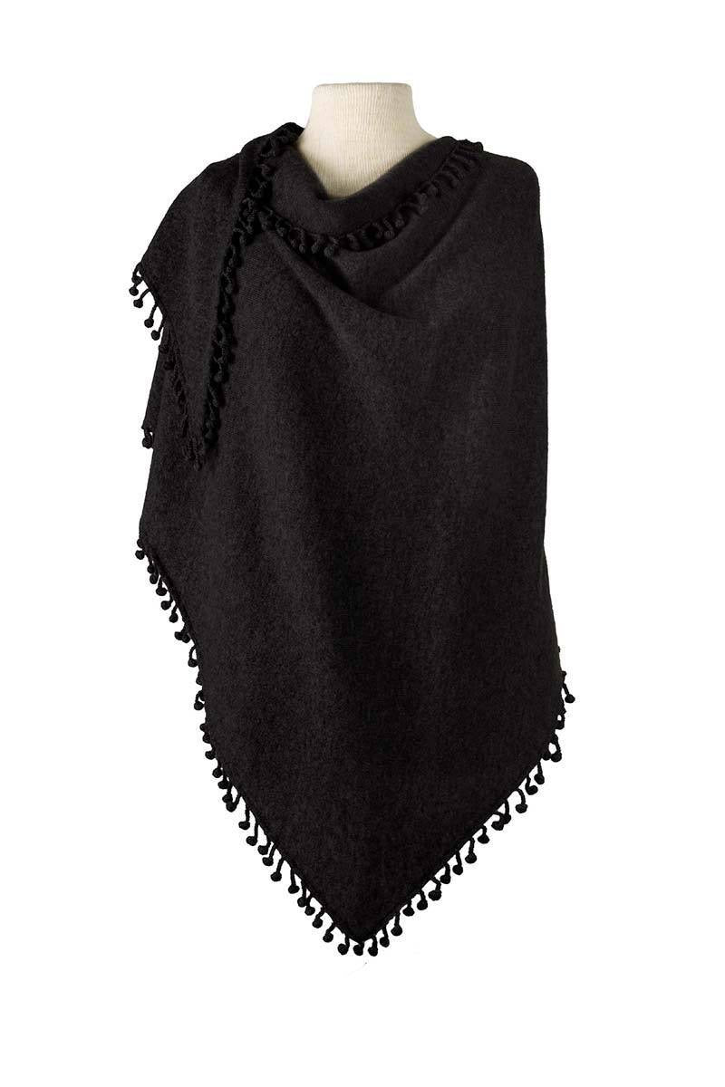 CAPTIVA CASHMERE POM POM WRAP