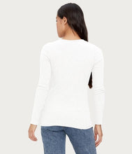 Load image into Gallery viewer, Michael Stars Lyric Ribbed V Neck Tee
