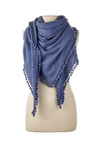 Load image into Gallery viewer, CAPTIVA CASHMERE POM POM WRAP
