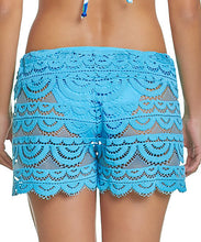 Load image into Gallery viewer, PilyQ Lexi Sheer Lace Cover-Up Shorts
